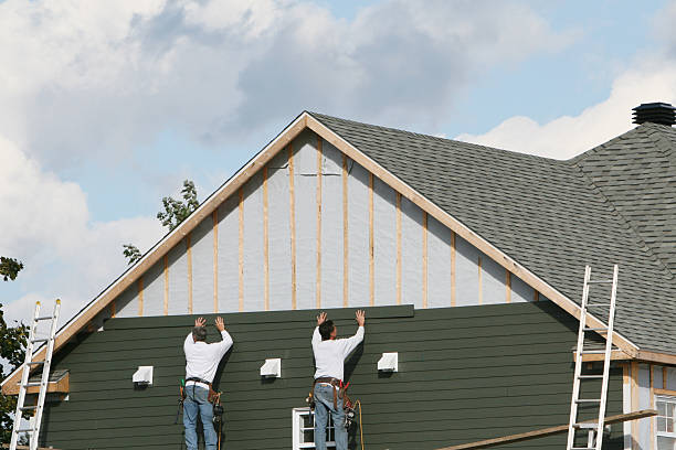 Professional Fiber Cement Siding technician working in Sims, NC